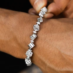Iced Dice Bracelet