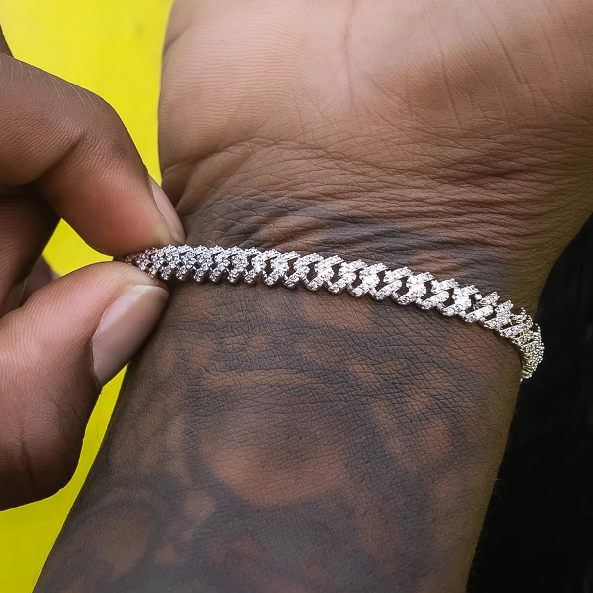 Iced Handcuff Bracelet - Image 5