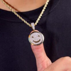 Double-Sided Face Pendant