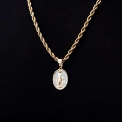 Micro Lady Of Guadalupe Pendant