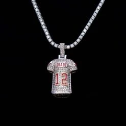 Tampa Bay Buccaneers Tom Brady Jersey Pendant