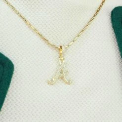 18k Vermeil Atlanta Braves Micro Pendant