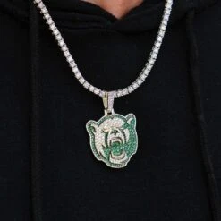 Baylor Bears Pendant - Yellow Gold