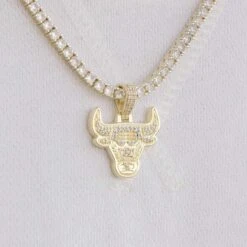 Chicago Bulls Micro Pendant