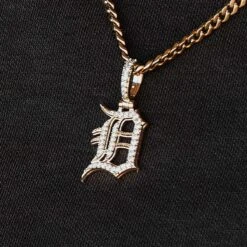 18k Vermeil Detroit Tigers Micro Pendant