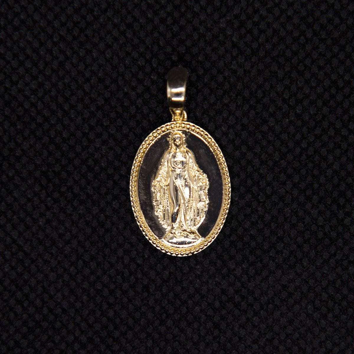 18k Vermeil Micro Lady Of Guadalupe Pendant - Image 5