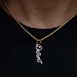 Detroit Tigers Wordmark Pendant