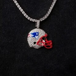 New England Patriots Helmet Pendant