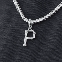 Pittsburgh Pirates Micro Pendant In White Gold